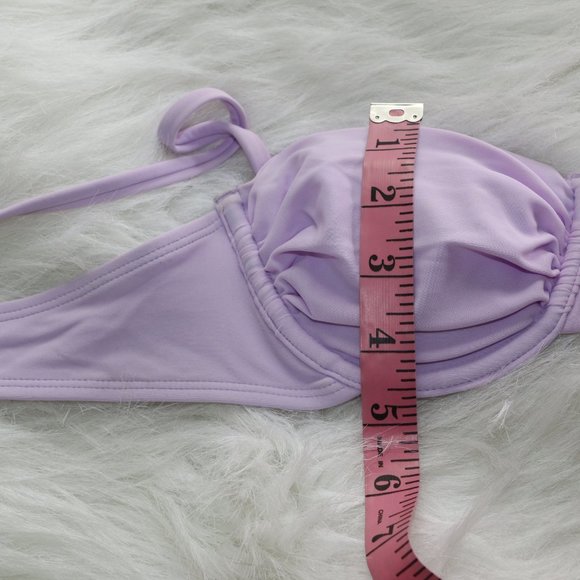 Xhilaration Light Purple Bikini Top - Removable Padding, Adjustable Straps, NWT, - Picture 7 of 9